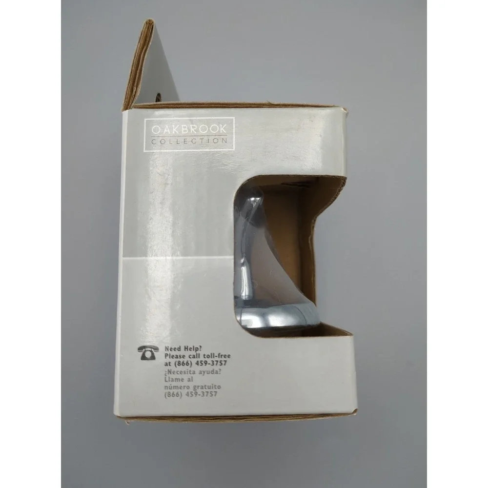 Oakbrook Collection Double Robe Hook‎ Polished Chrome Zinc 2 in Hook 30 lb